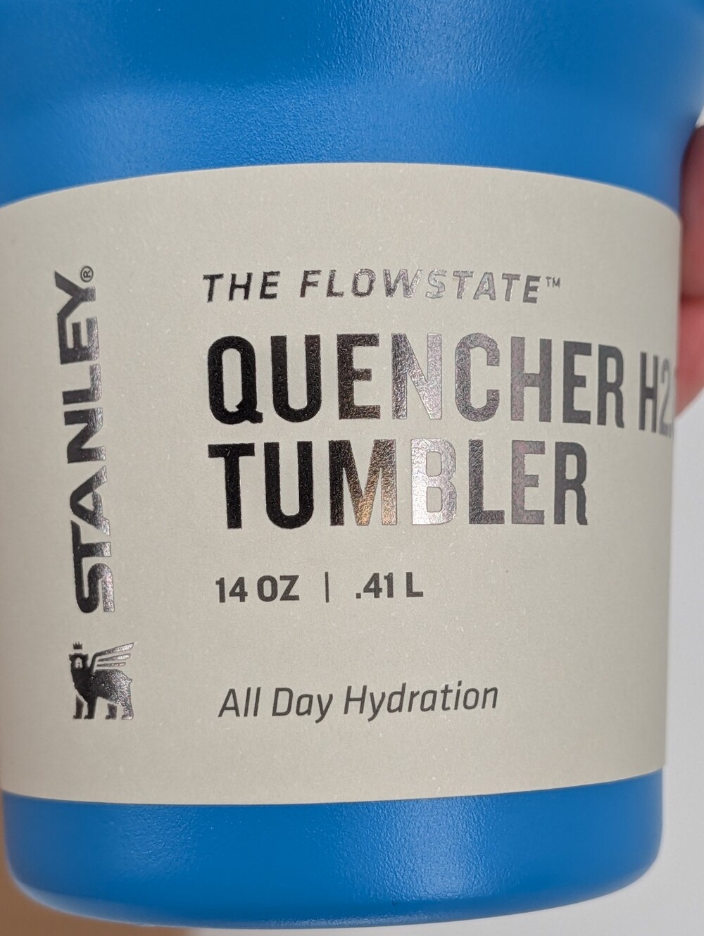 New STANLEY Quencher H2.0 Tumbler bottle cup with straw lunch 14oz azure blue - Picture 5 of 10